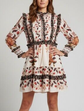 FARM Rio Berry Garden Mini Dress
